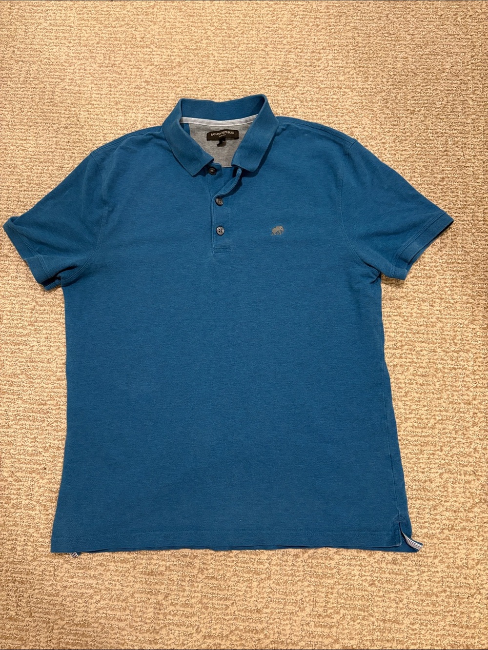 Banana Republic Teal-Blue Polo Shirt